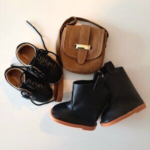 New Accessories Package For Your 18 Inch Doll: Maplelea Shoes, Saddlebag & Boots